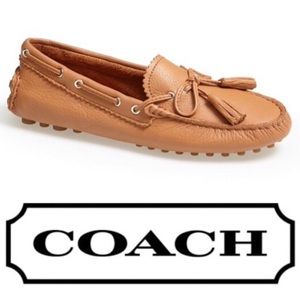 New! Coach Nadia Leather Loafers